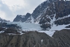 Part of a side glacier